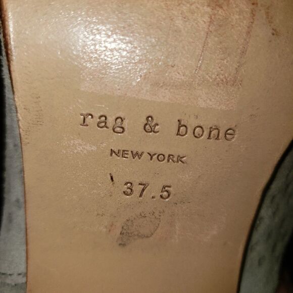 Rag & Bone gray leather booties - Picture 9 of 9